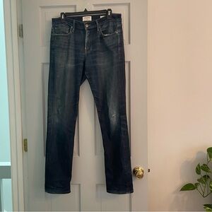 Frame Denim Blue Straight Jeans Classic L’Homme Slim 31